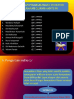 2.pengembangan Indikator Pembelajaran Quran Hadits MI1