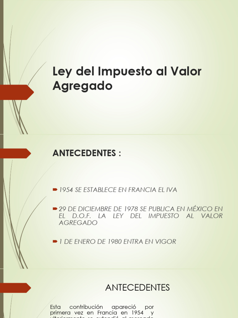 Clase 1 Imp Ind | PDF | Impuestos | Impuesto al valor agregado