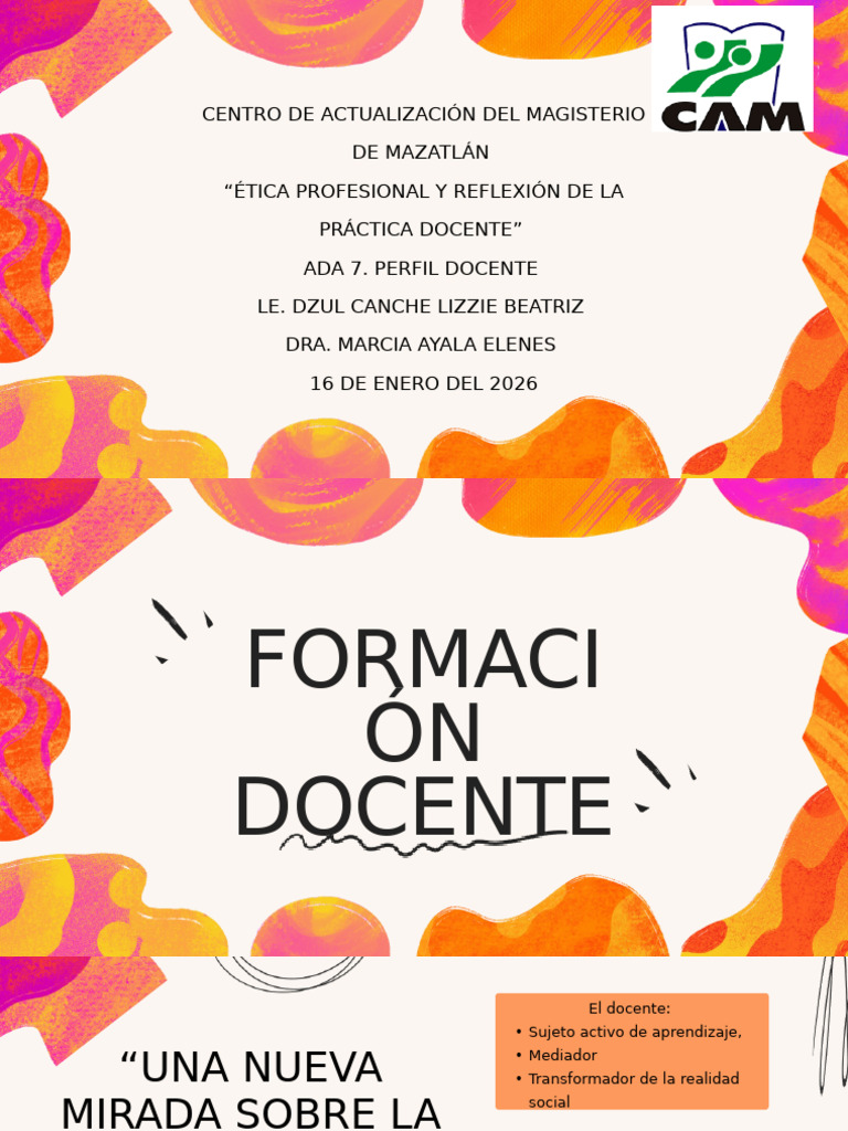 Formación Ética y Profesional Docente | PDF | Maestros | Enseñando