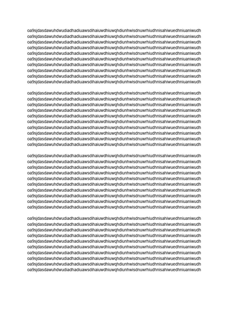 Document with Repeated Content | PDF