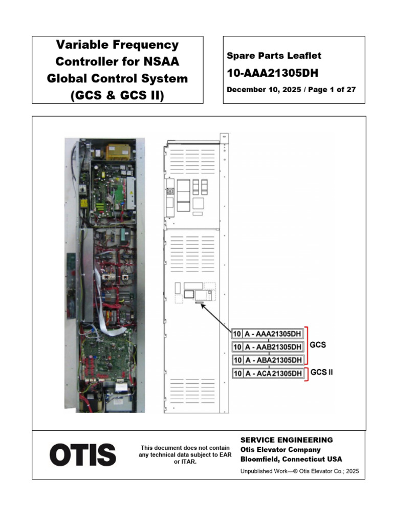 GCS & GCS II Controller Spare Parts Guide | PDF | Electrical Connector ...