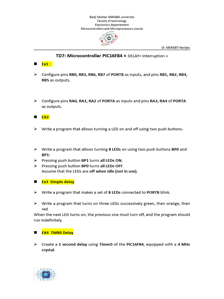 PIC16F84 Microcontroller Projects Guide | PDF