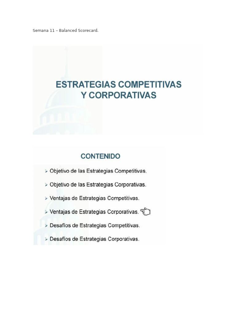 Modelos Estratégicos y Balanced Scorecard | PDF | Business | Economias