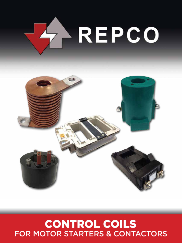 Repco Control Coils for Motor Starters | PDF | Carbon | Electricity