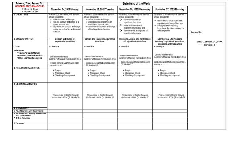 Week 3 | PDF | Function (Mathematics) | Logarithm