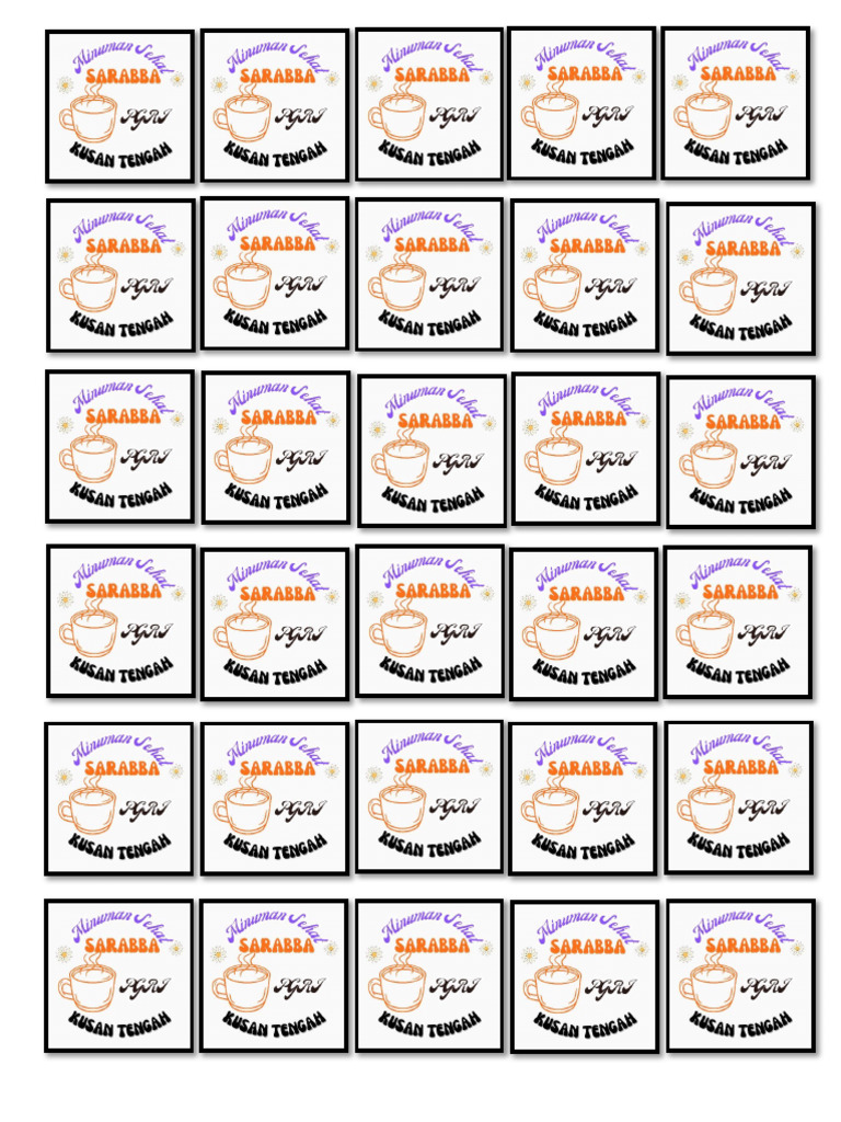 Stiker Sarabba | PDF
