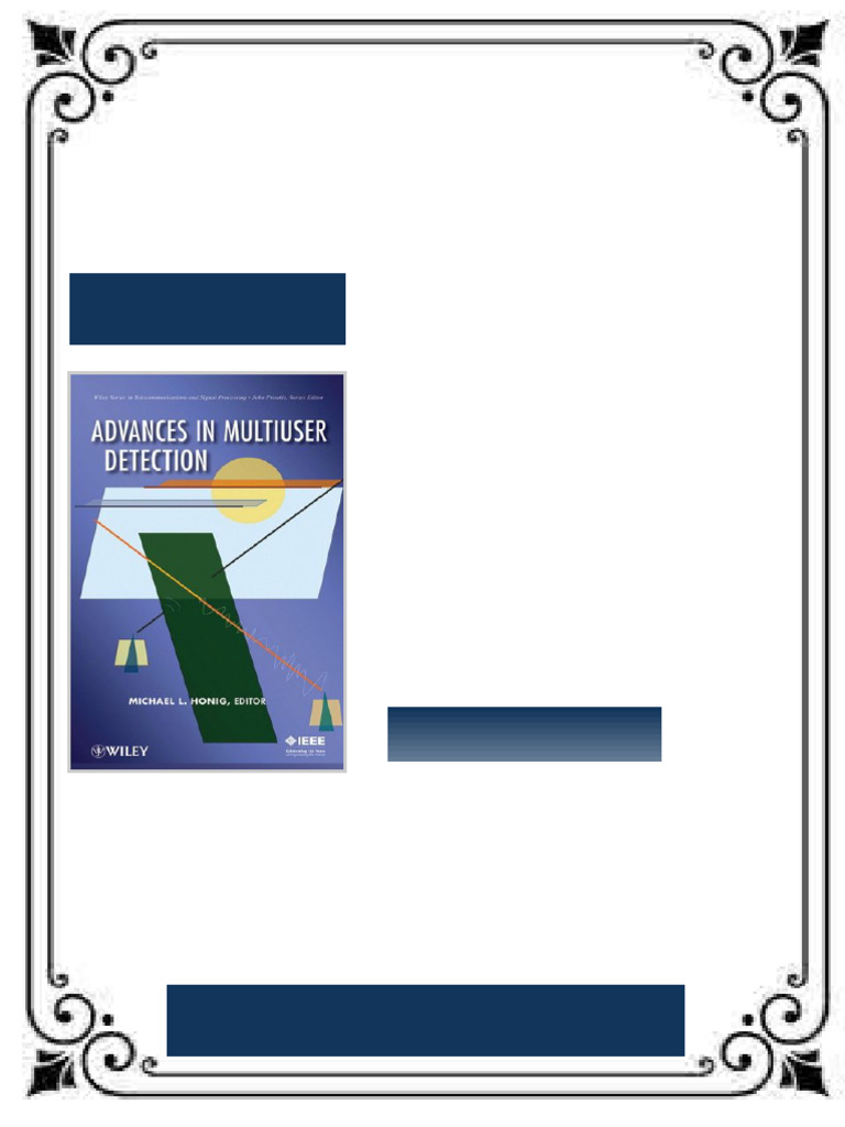 Advances in Multiuser Detection Wiley Series in Telecommunications and ...