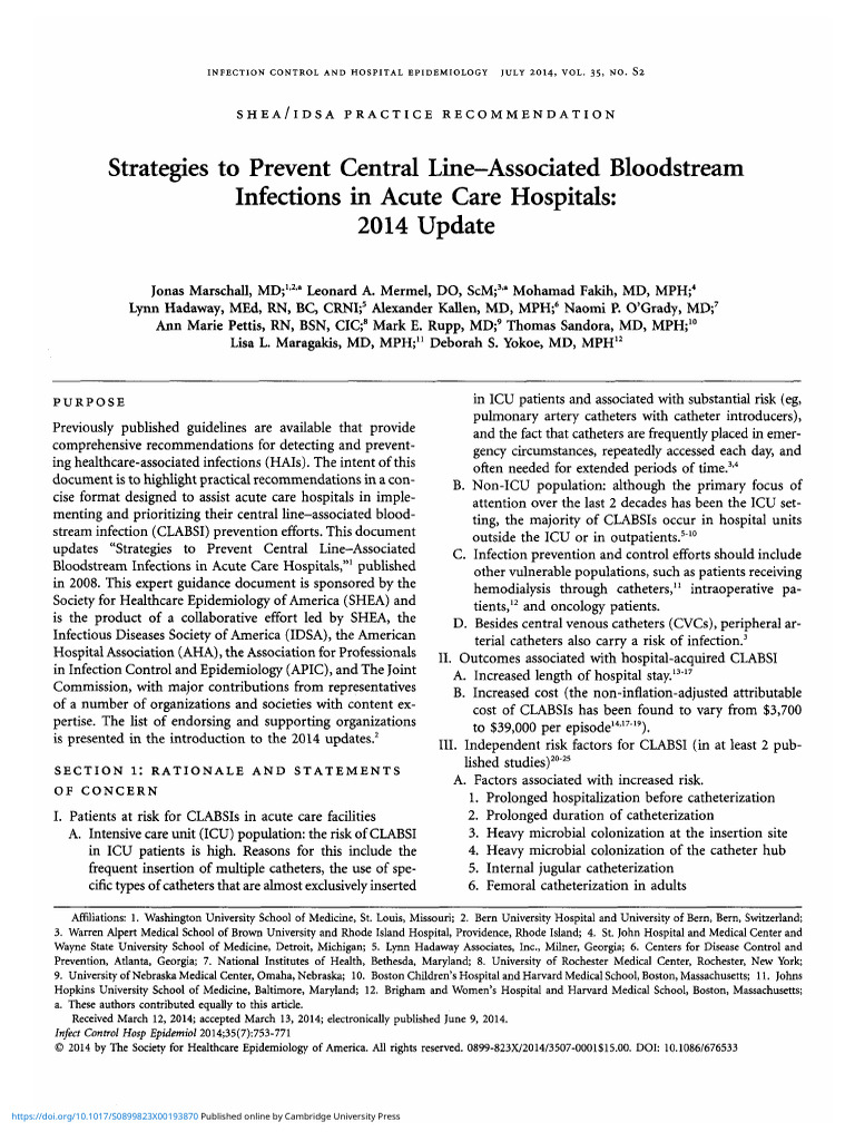 strategies-to-prevent-central-line-associated-bloodstream-infections-in ...