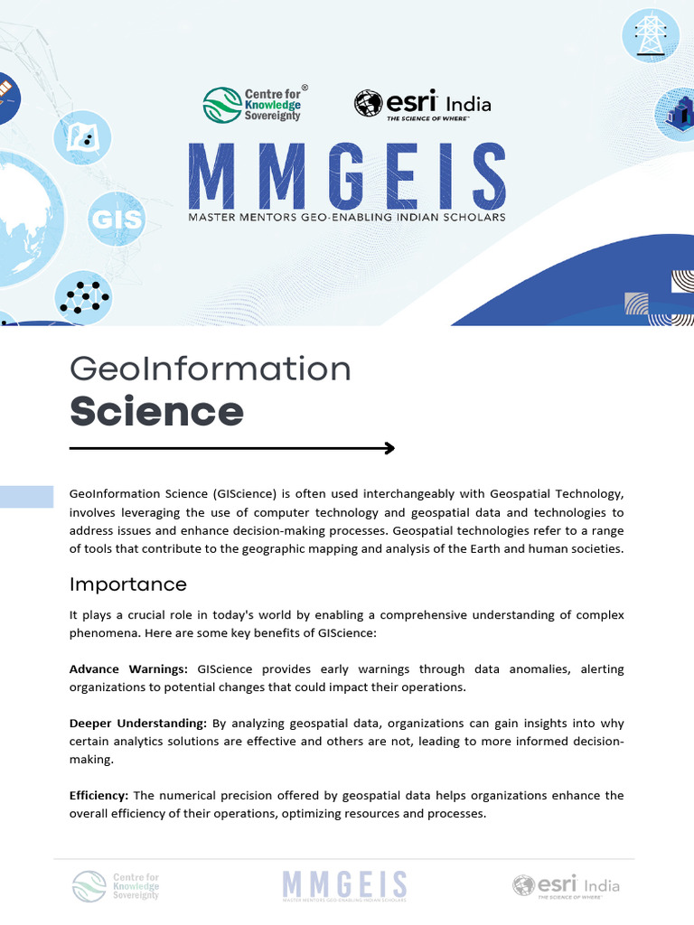 Understanding GIScience and Its Applications | PDF | Geographic ...