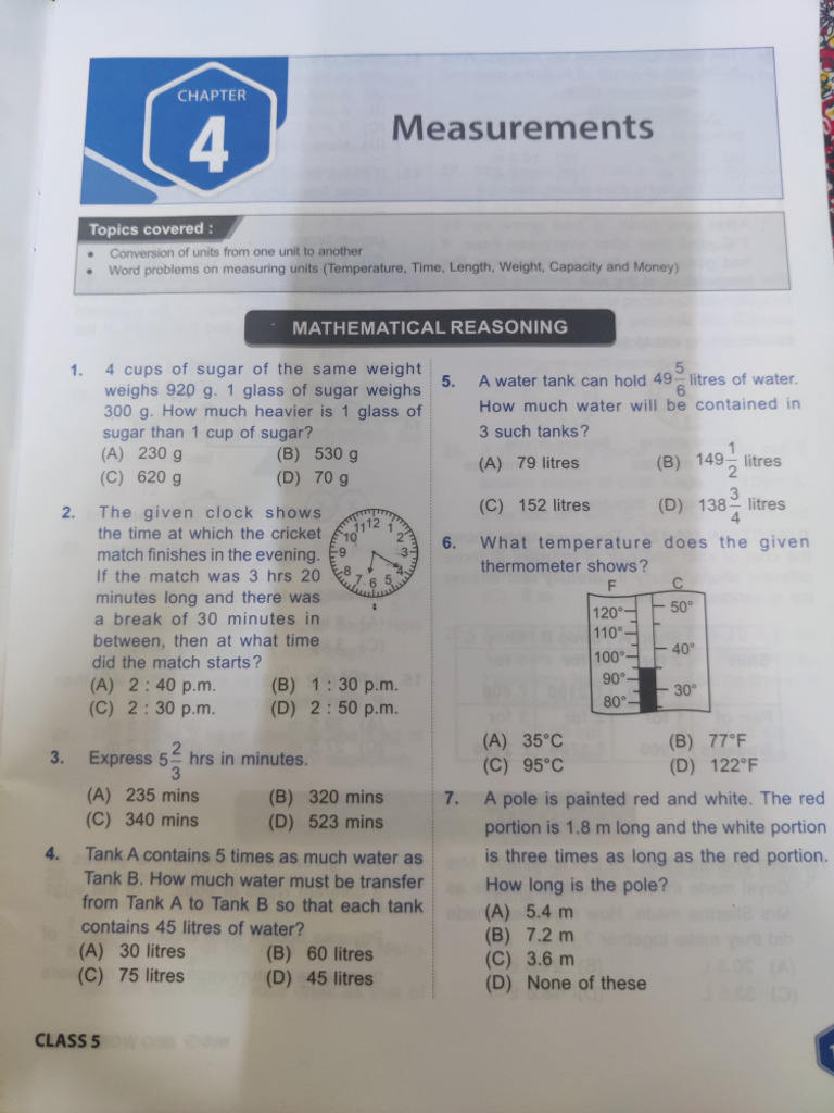 IMO 5 TH Measurements | PDF