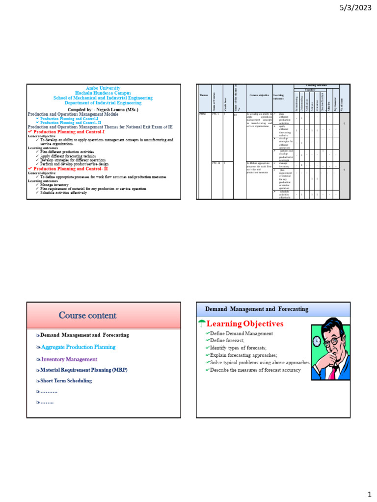 Demand Management in Operations Management | PDF | Forecasting | Demand