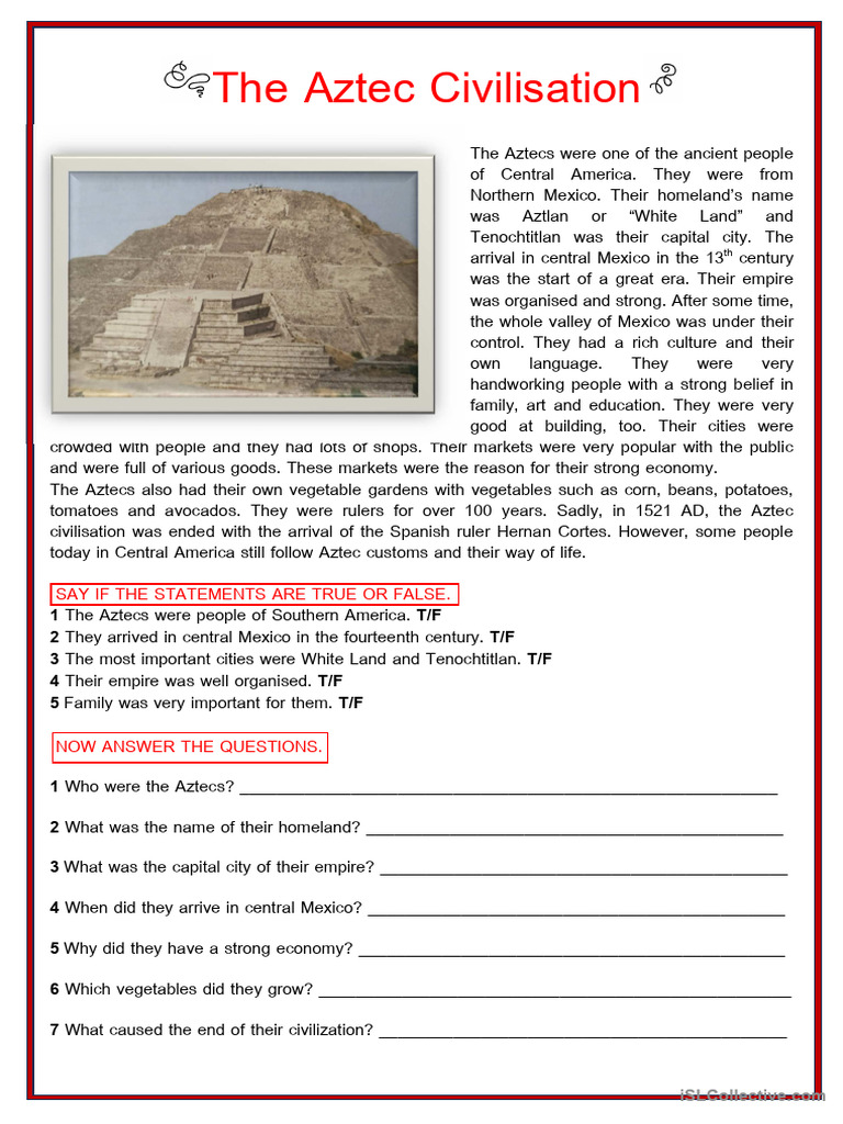 Overview of the Aztec Civilization | PDF | Mexico | Aztec
