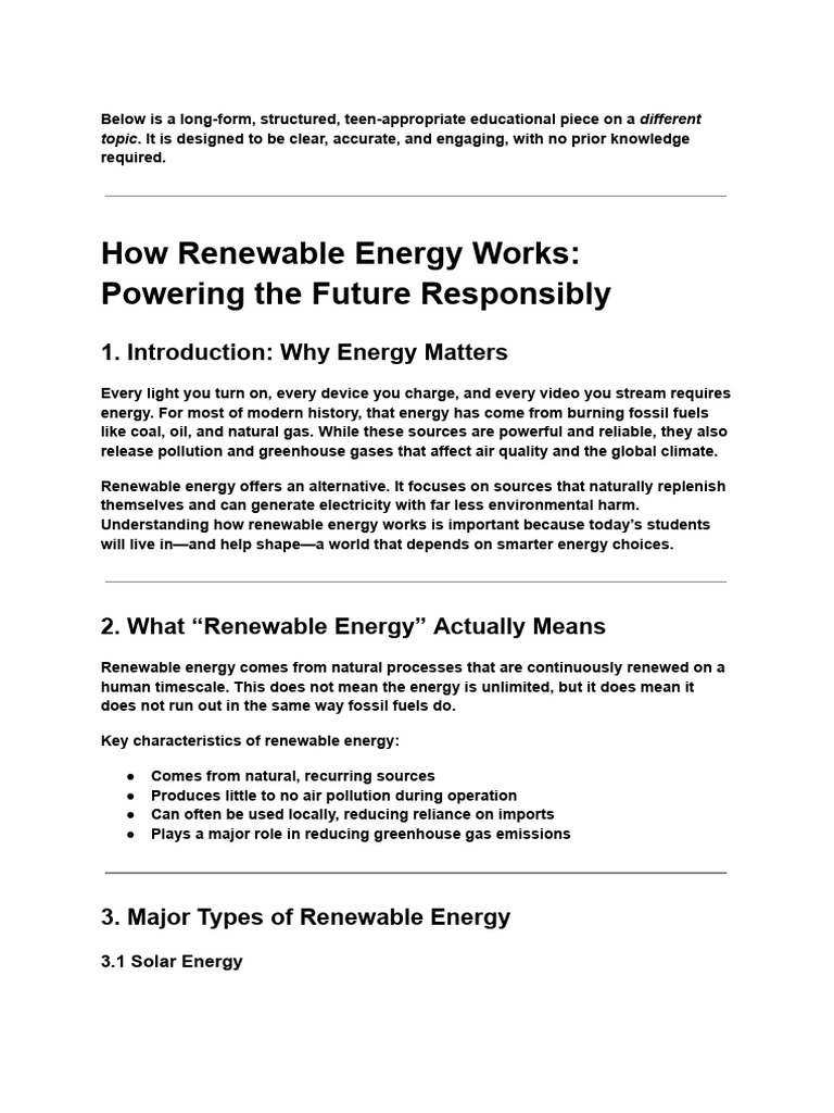 Untitled Document (1) | PDF | Renewable Energy | Wind Power