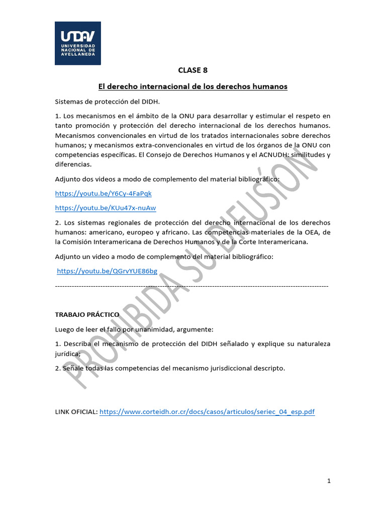 Clase 8 | PDF | Convenio europeo de derechos humanos | Justicia