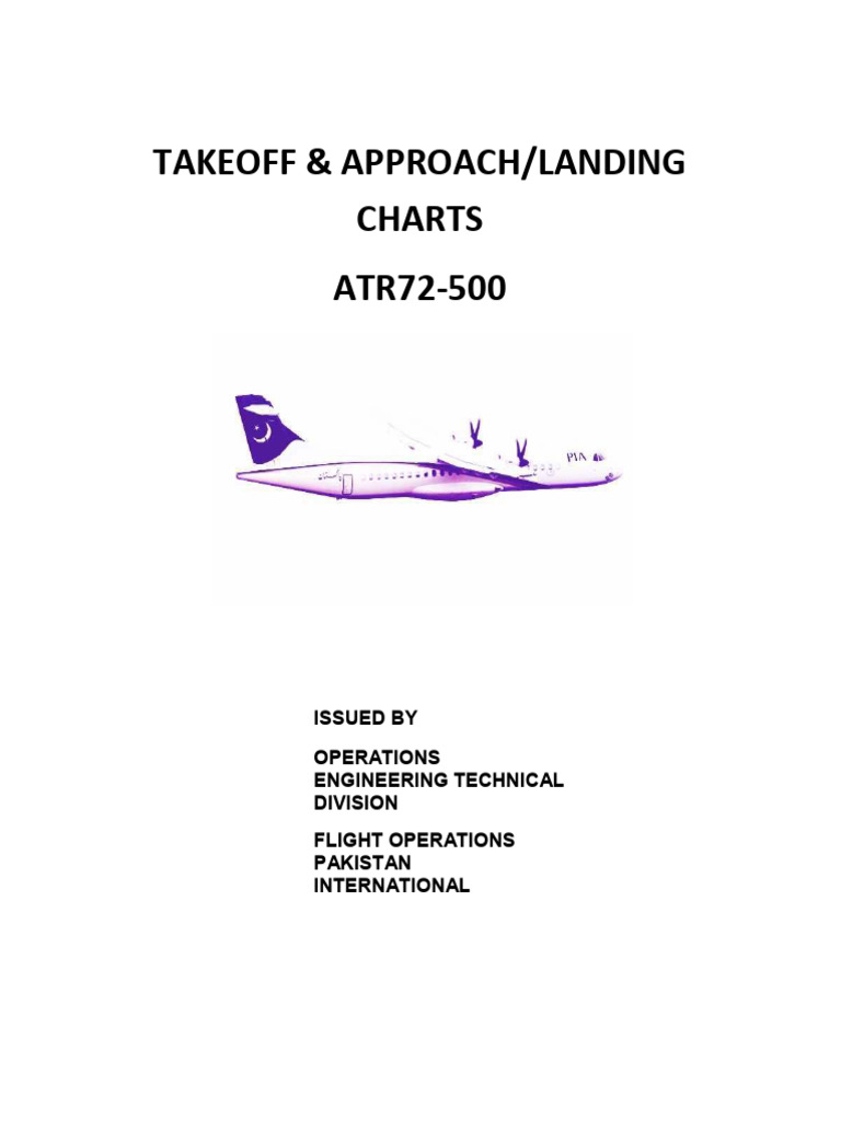 ATR72-500 Takeoff & Landing Charts | PDF | Aeronautics | Civil Aircraft
