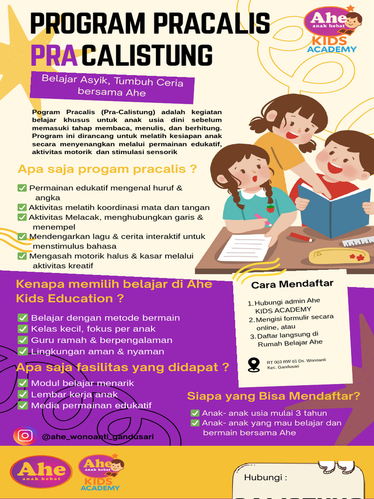 Program Edukasi Anak Usia Dini Ahe | PDF