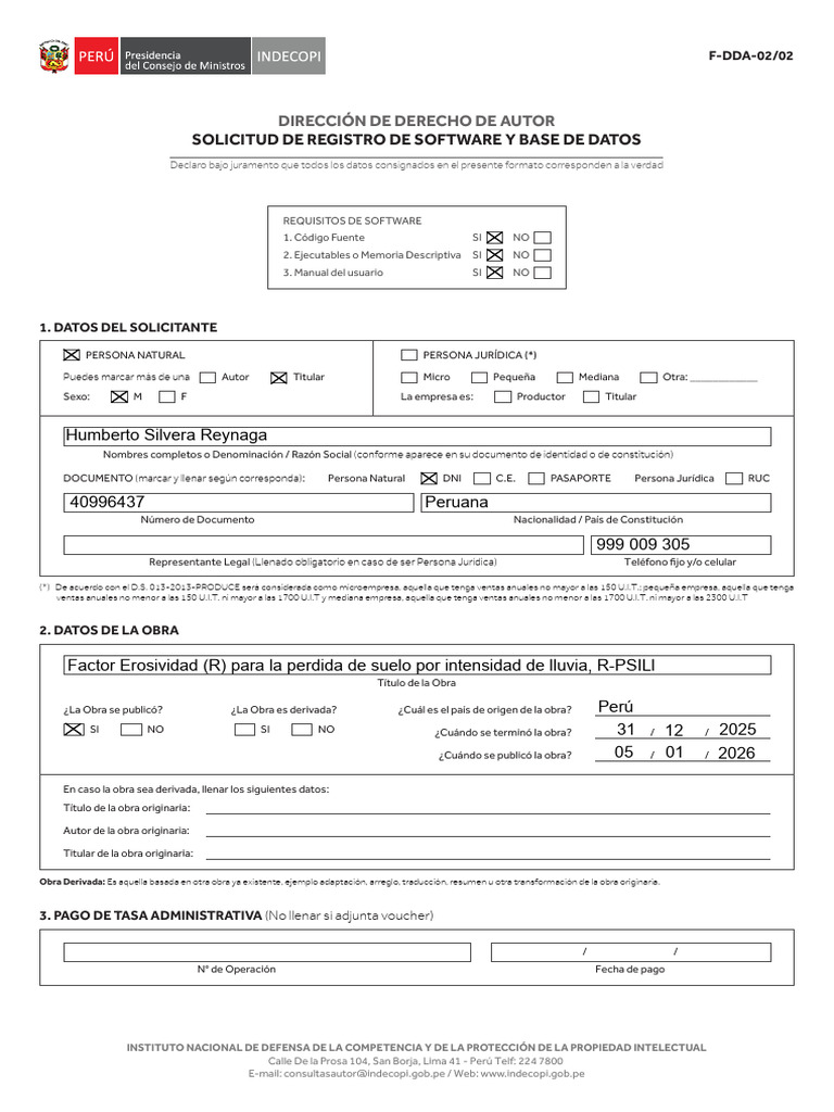 Formato F Dda 02 R (FP) | PDF | Derecho Civil (Common Law)