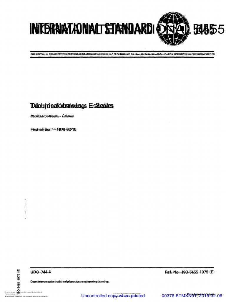Iso 5455 1979 | PDF | Organización internacional para la estandarización
