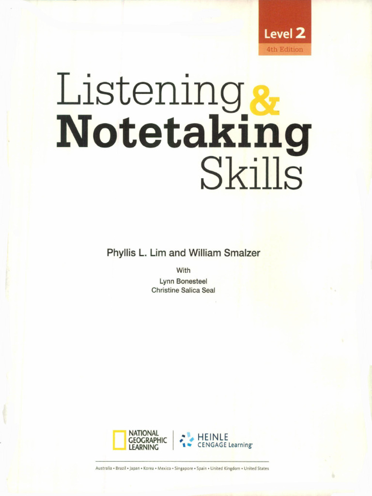 Listening and Notetaking Skills 2 | PDF | Vocabulary