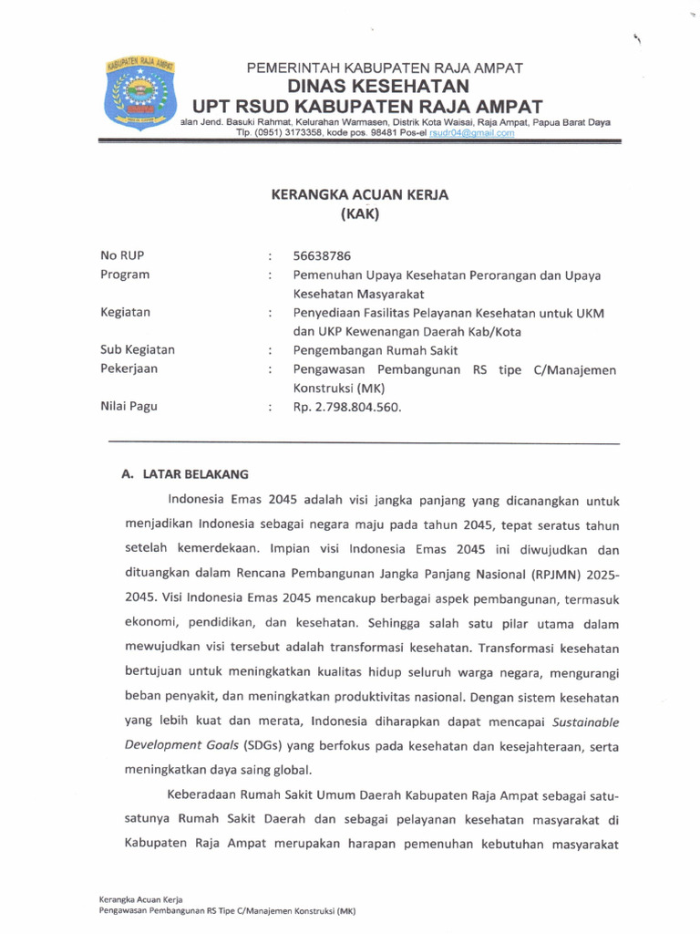 KAK MK Raja Ampat | PDF