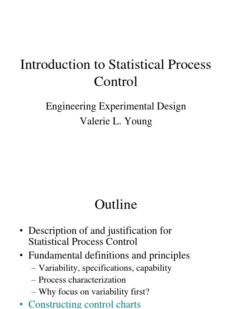 Introduction To Statistical Process Control | PDF | Stochastic Process ...