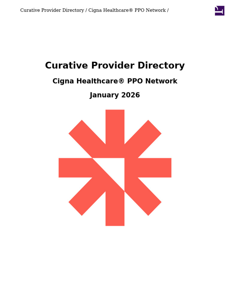 Cigna Curative Provider Directory 2026 | PDF | Surgery | Medicine