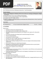 Sanjeev Chandel CV