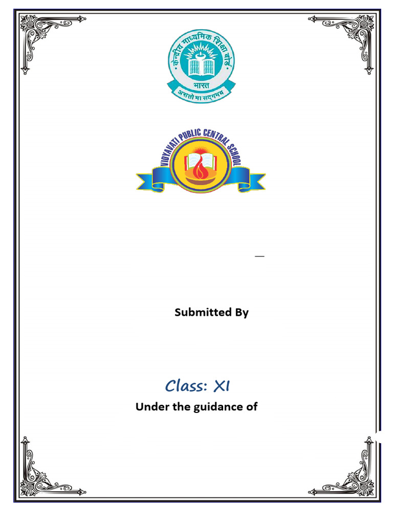 Class XII History Project Submission | PDF
