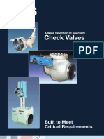 Check Valves: Built To Meet Critical Requirements