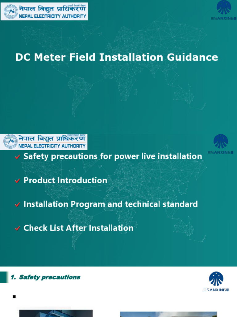 DC Meter-Field Installation Guidance | PDF | Electrical Connector ...