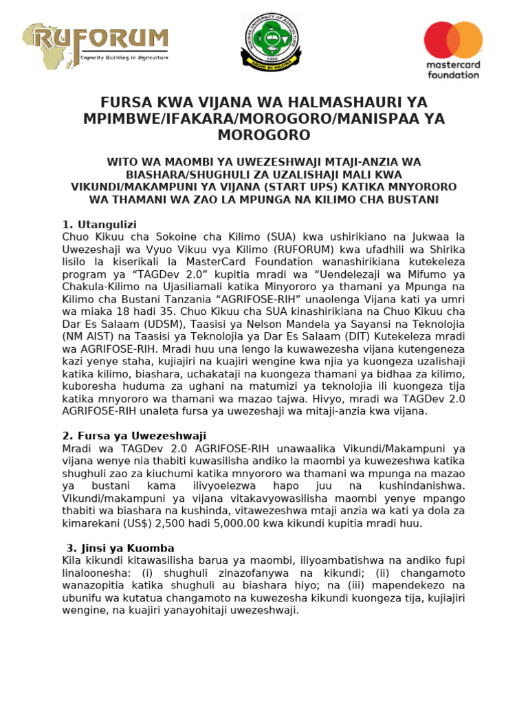 Call For Expression of Interest - 06012025 | PDF
