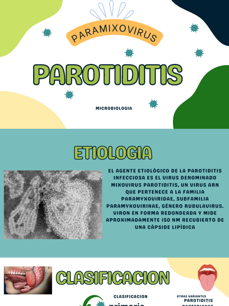 Parotiditis: Causas, Síntomas y Prevención | PDF | Especialidades ...
