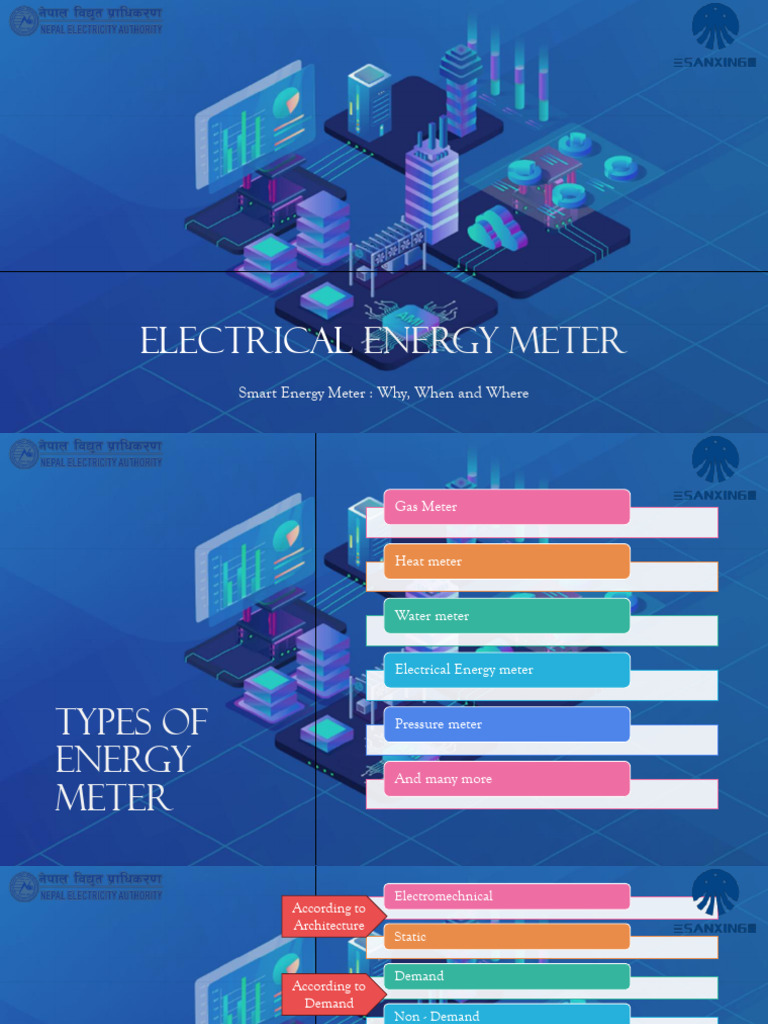 Types and Benefits of Smart Energy Meters | PDF | Electrical Grid ...
