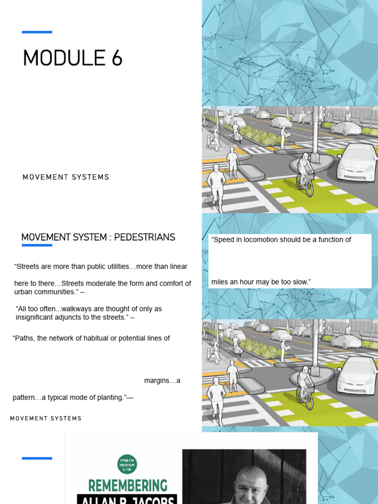 Pedestrian Movement Systems Guide | PDF | Road Transport | Transport