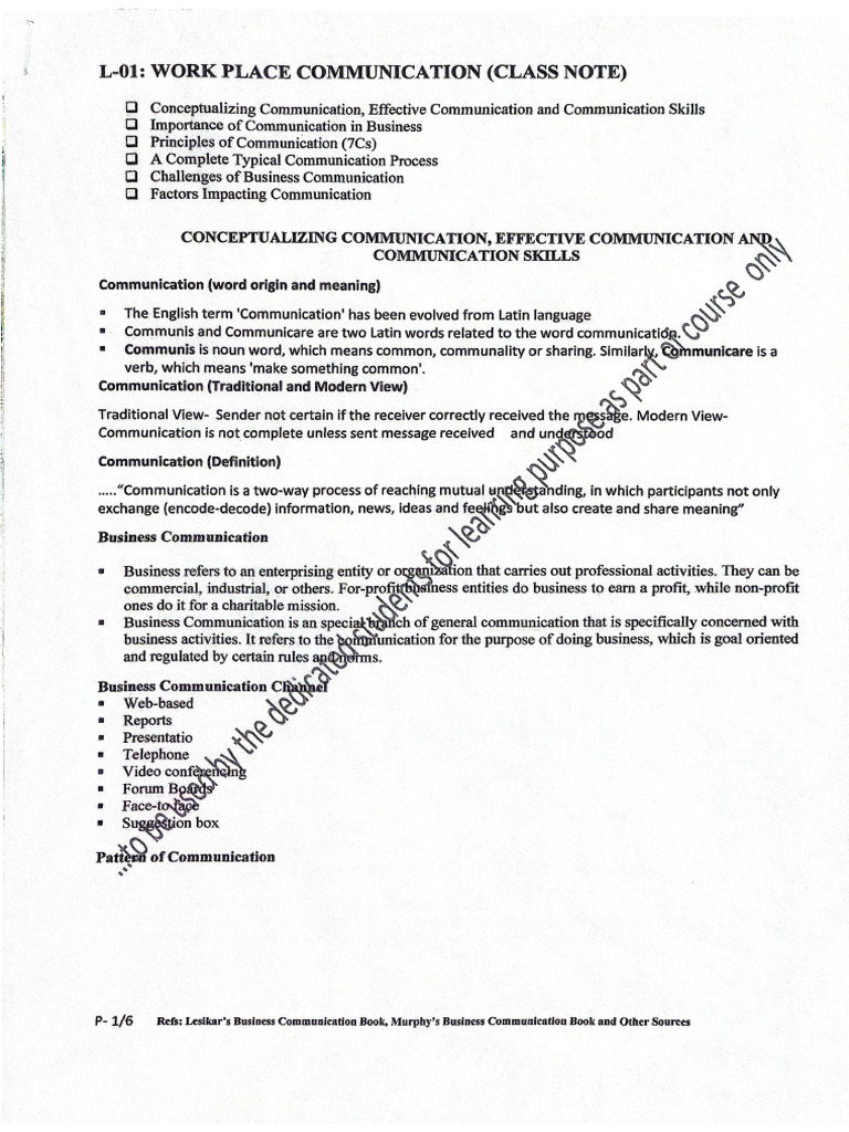 Effective Workplace Communication Guide | PDF | Communication | Business