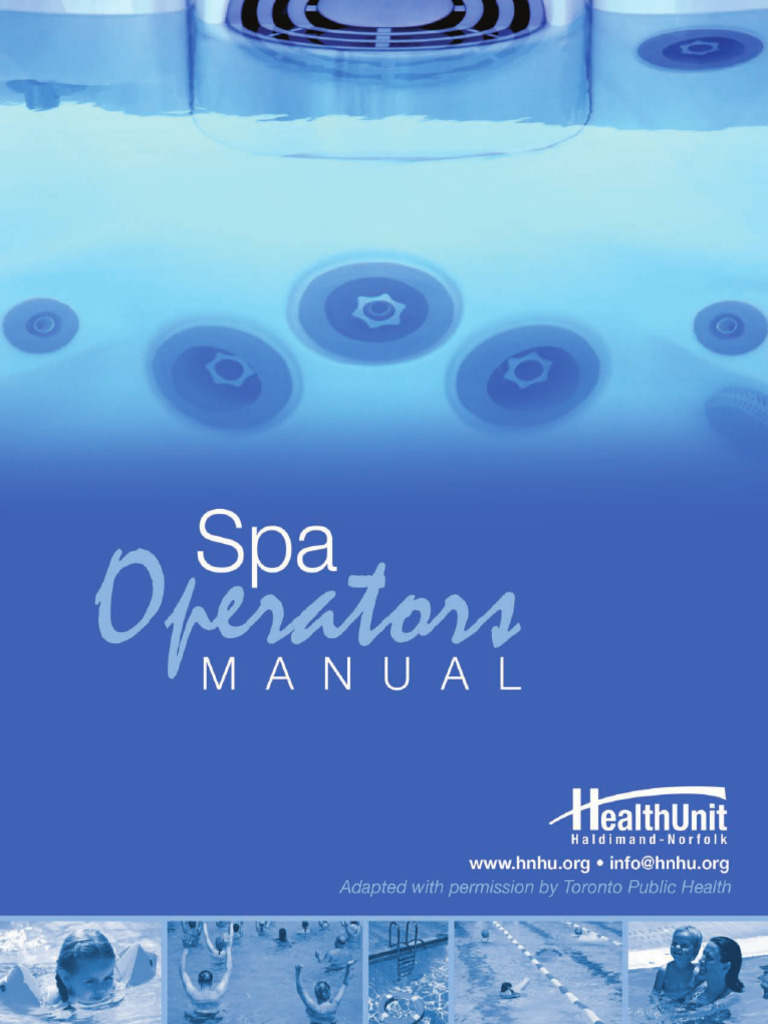Public Spa Safety Standards Guide | PDF | Water | Chlorine