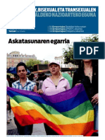 BERRIA-LESBIANA,GAY,BISEXUAL ETA TRANSEXUALEN ESKUBIDEEN ALDEKO NAZIOARTEKO EGUNA 2012