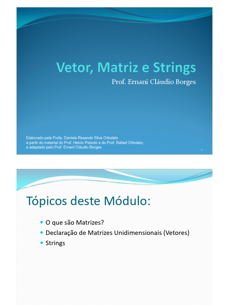 Matrizes e Vetores em C++: Guia Completo | PDF | Matriz (Matemática ...