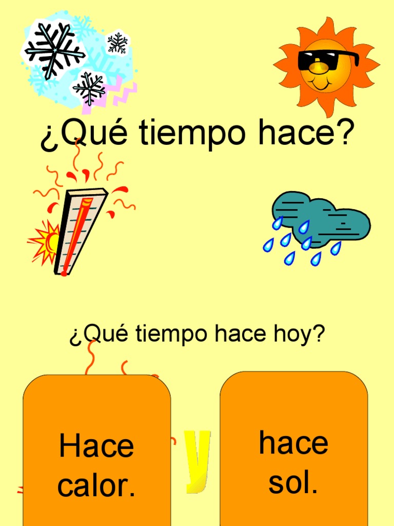 ¿Qué Tiempo Hace