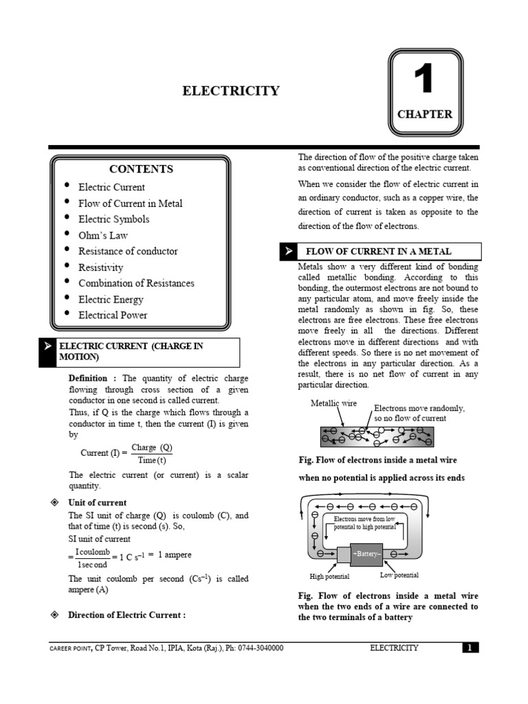 Understanding Electric Current and Resistance | PDF | Electrical ...