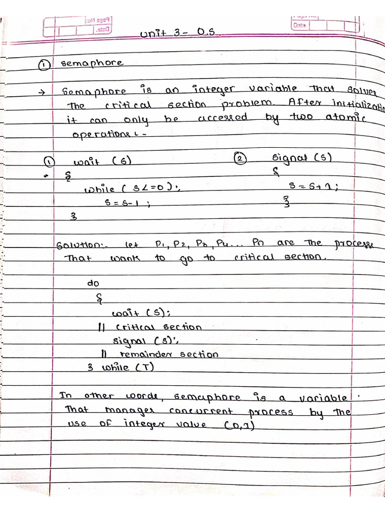 Os Unit 3 | PDF