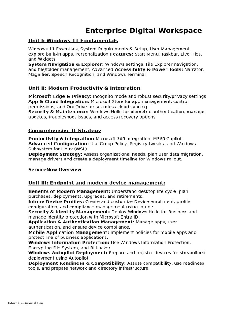 Windows 11 & Modern Management Guide | PDF | Microsoft Windows | Windows 10