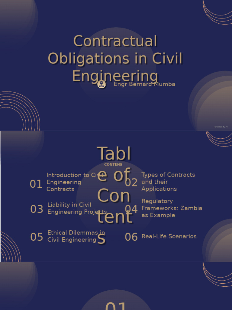Civil Engineering Contract Essentials | PDF | Safety | Legal Liability