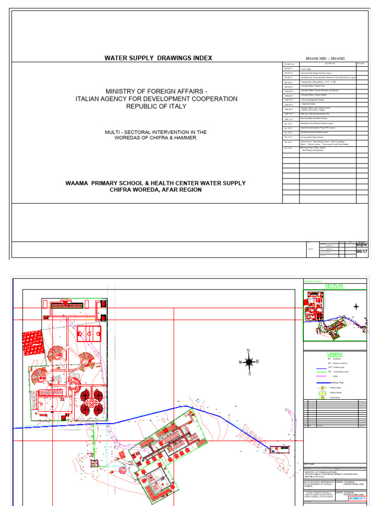 Water Supply Scheme Layout Chifra | PDF | Hydraulic Engineering | Civil ...