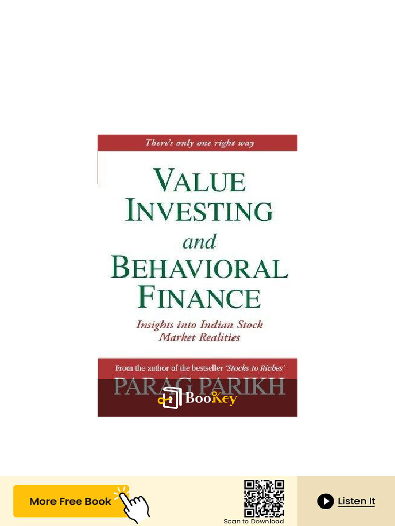 Value Investing & Behavioral Finance Guide | PDF | Investing | Economic ...