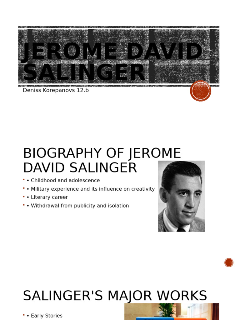 Biography and Impact of J.D. Salinger | PDF