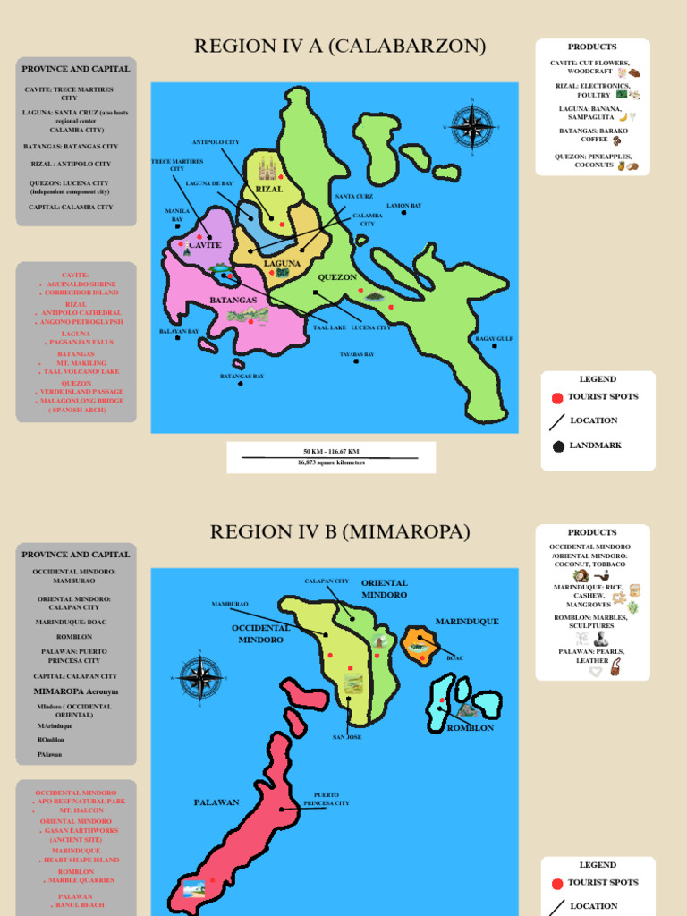 CALABARZON and MIMAROPA Overview | PDF | Philippines