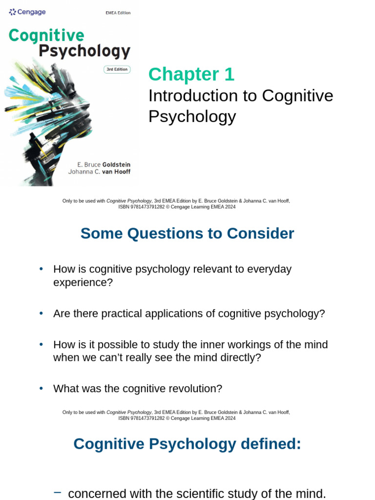 Introduction to Cognitive Psychology | PDF | Behaviorism | Cognition