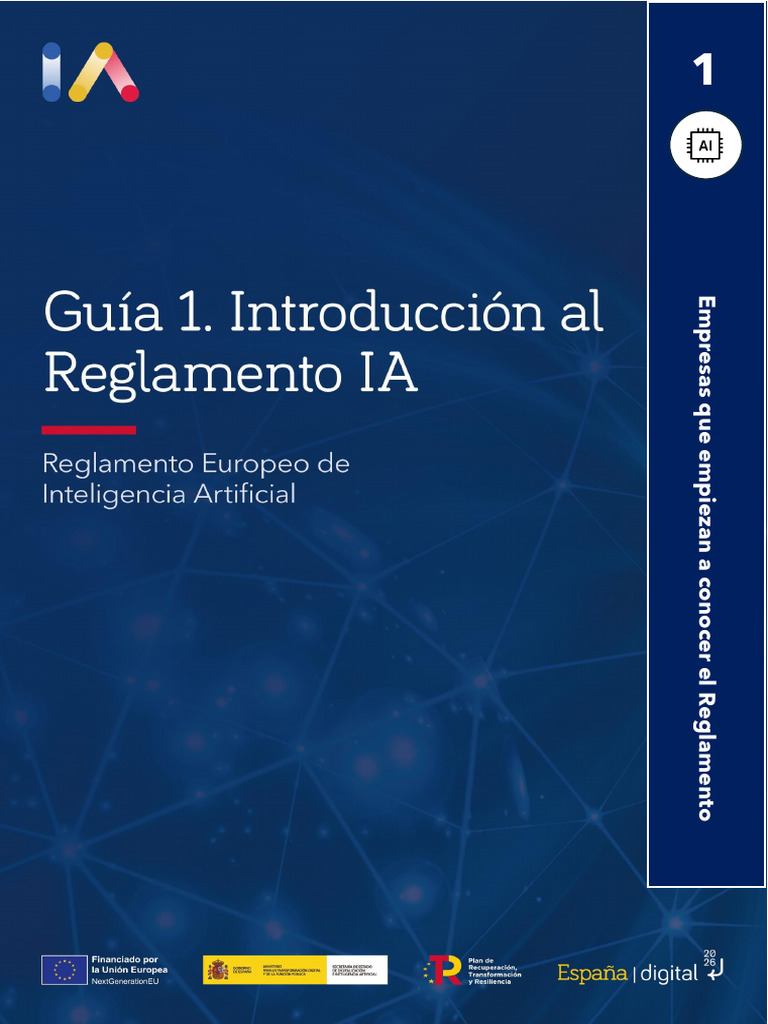 Guía del Reglamento Europeo de IA | PDF | Inteligencia artificial ...