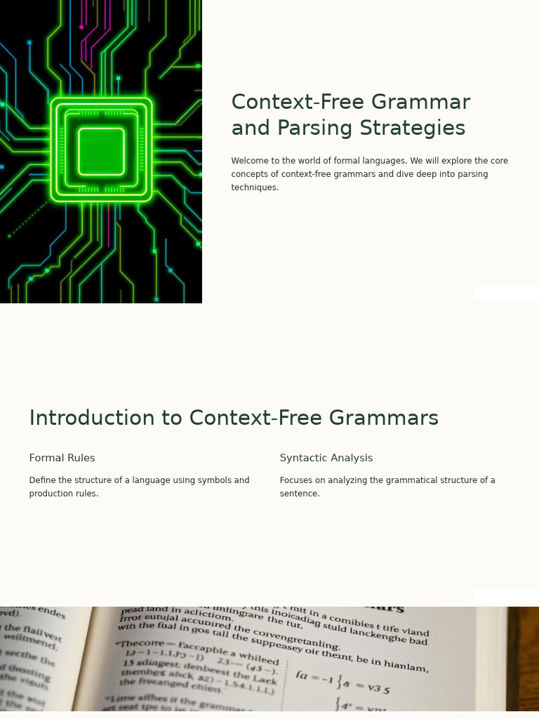 Context Free Grammar and Parsing Strategies | PDF | Parsing | Computer ...